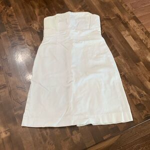 Vineyard vine white strapless size 0